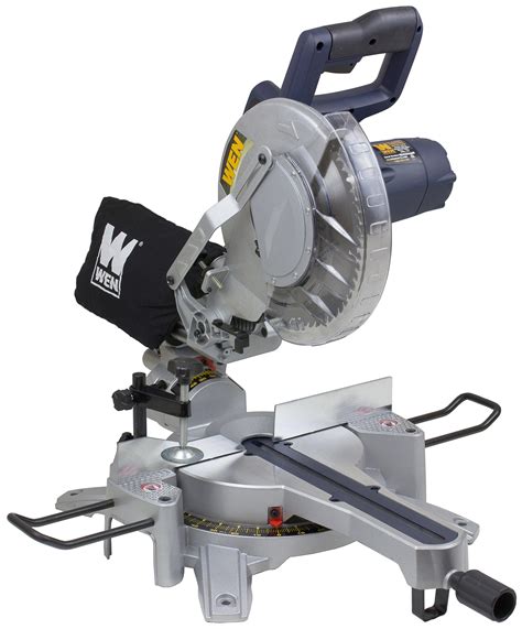 This versatile saw miters up to 45 degrees in either direction and bevels up to 45 degrees to the left. . Wen miter saw